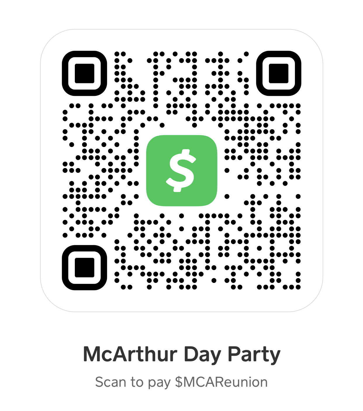 MCARTHUR DAY PARTY